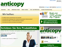 Tablet Screenshot of anticopy.de